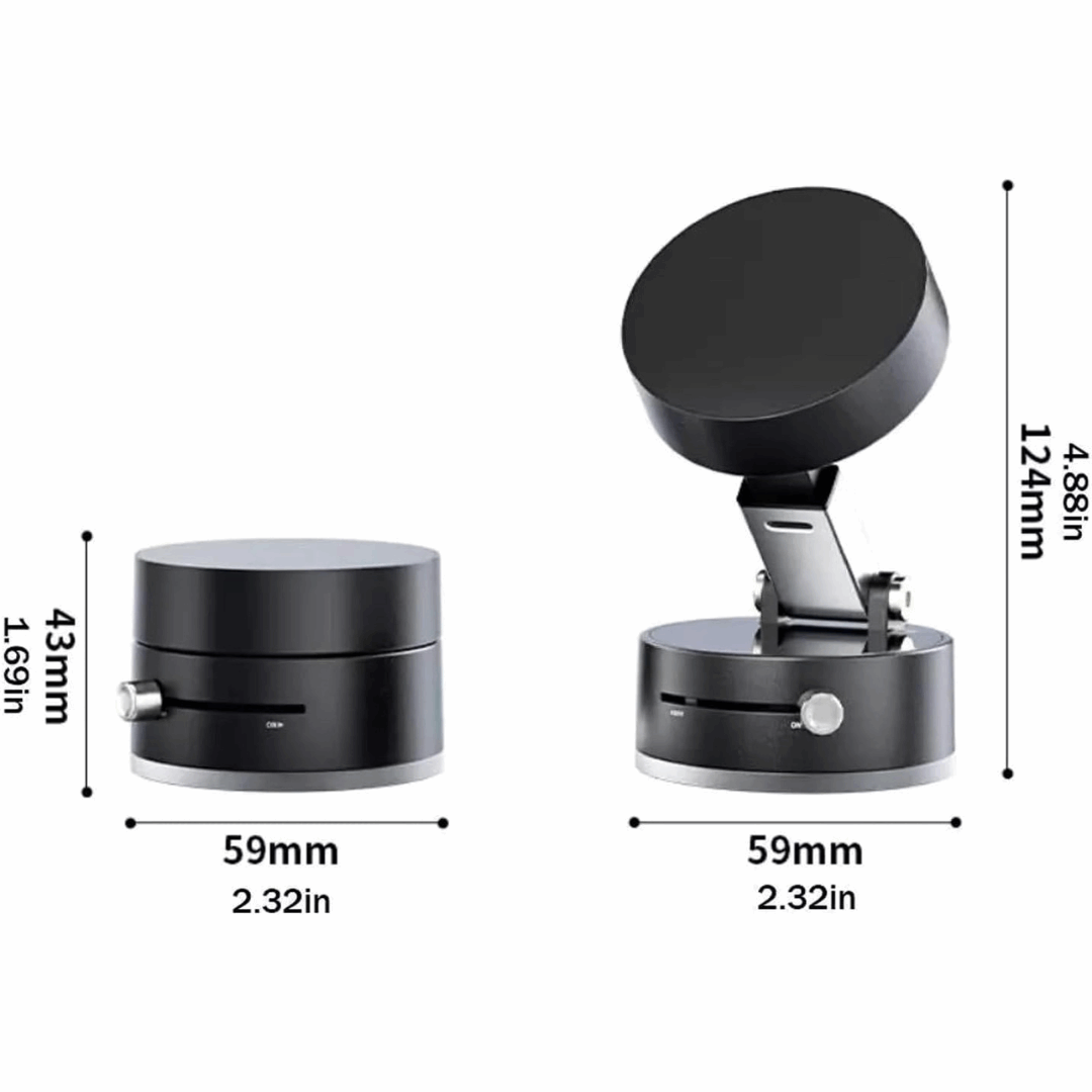 Foldable Vacuum Magnetic Car Phone Holder | حامل هاتف مغناطيسي قابل للطي للسيارة