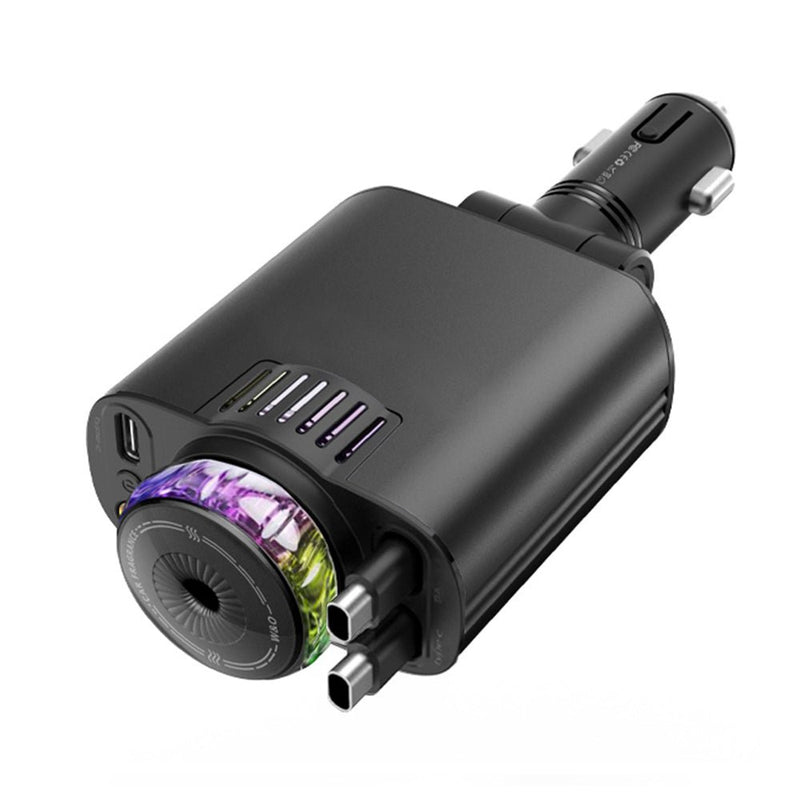 best 5 in 1 type c fast car charger with ambient interior lighting UAE