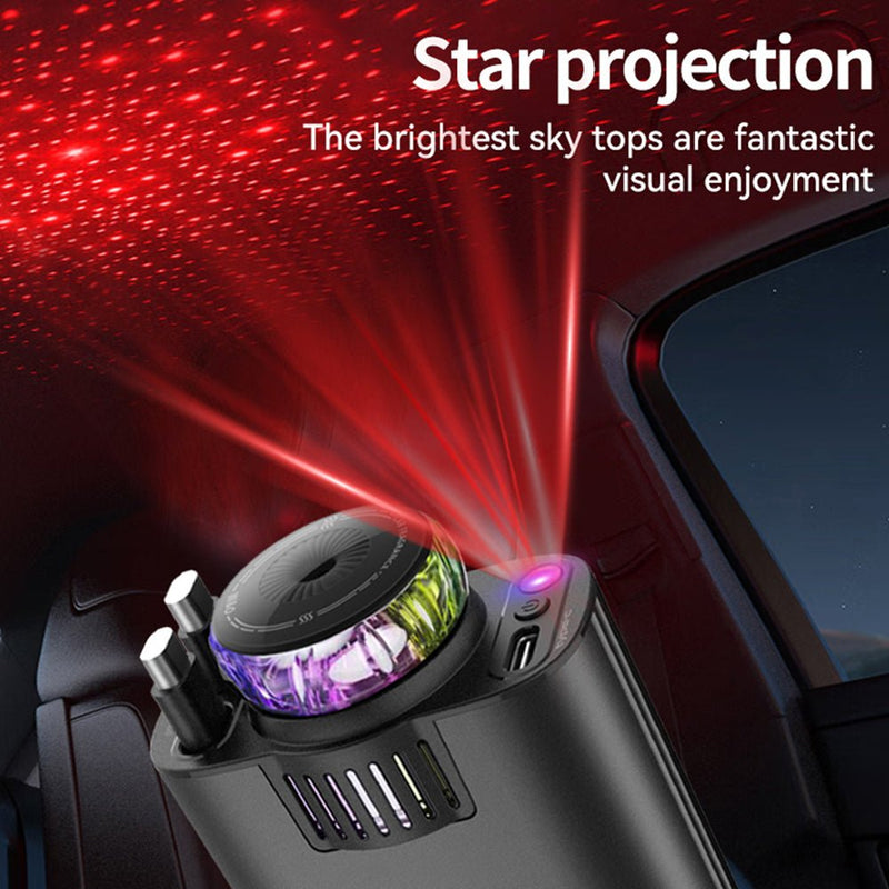 best 5 in 1 type c fast car charger with ambient interior lighting UAE
