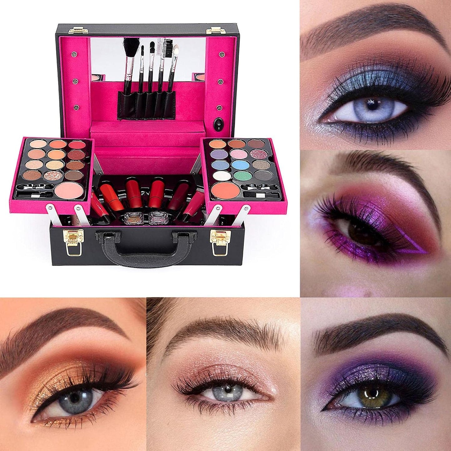 Professional Makeup Kit Vanity | مجموعة مكياج احترافية مع منضدة