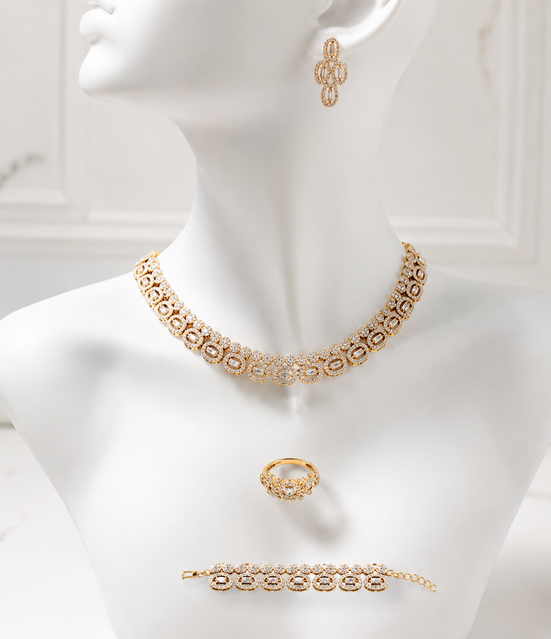 women's elegant jewelry set Dubai