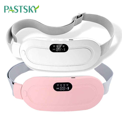 Rechargeable Menstrual Heating Pad Relief Pain Belt Massager | حزام تدليك وتسخين لتخفيف ألم الدورة الشهرية قابل للشحن