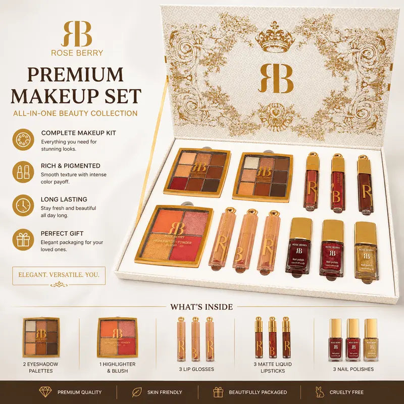 Rose Berry Luxury Makeup Gift Set | All-In-One Beauty Vault | UAE 0ydufd-ig.myshopify.com