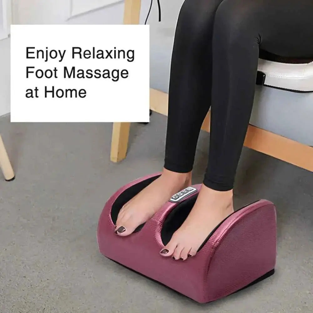 Electric Foot Massager Heating Therapy Hot Compression | جهاز تدليك القدم الكهربائي بالتسخين والكمادات الساخنة