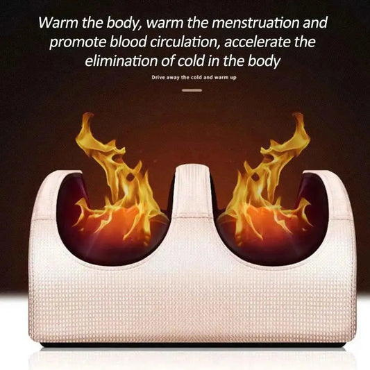 Electric Foot Massager Heating Therapy Hot Compression | جهاز تدليك القدم الكهربائي بالتسخين والكمادات الساخنة