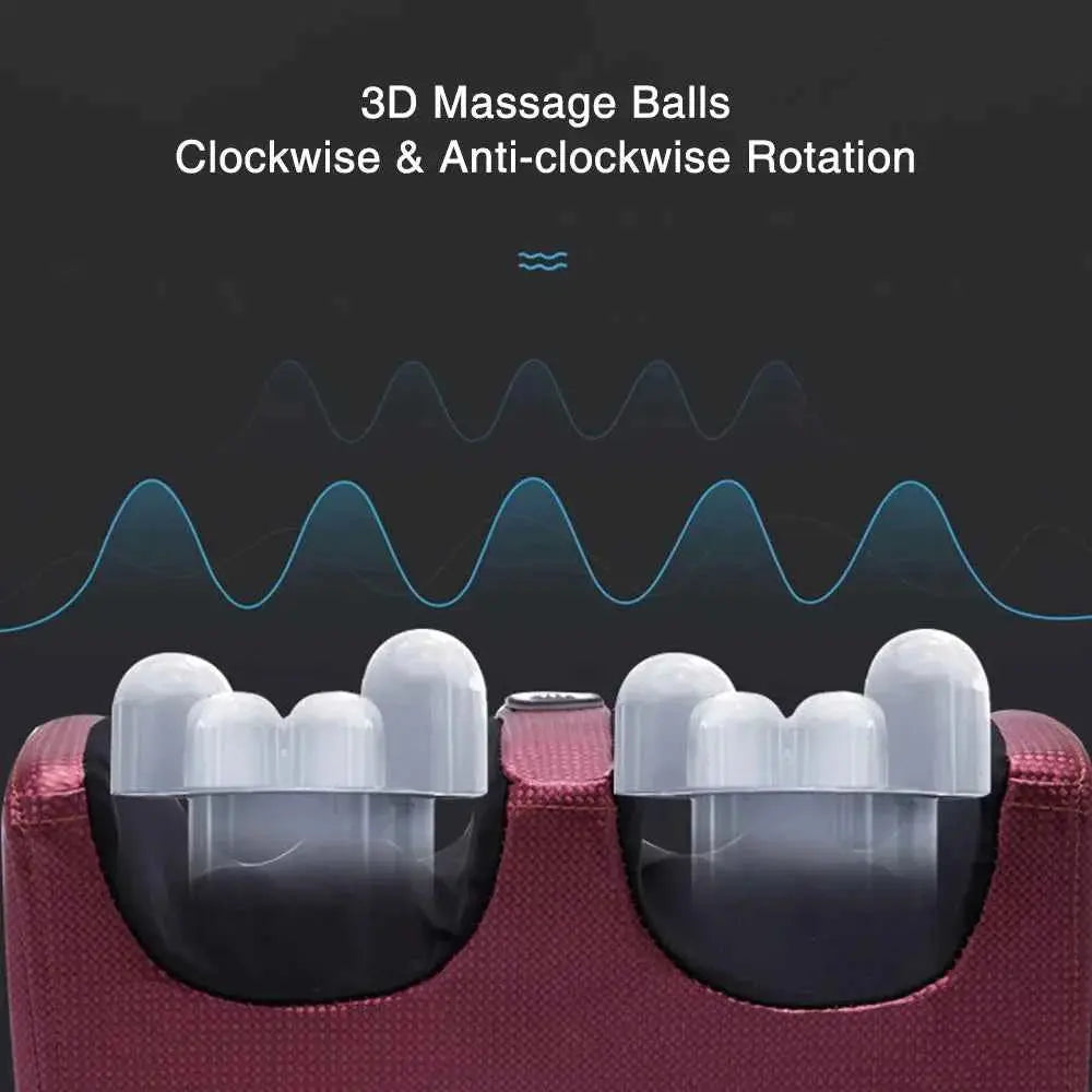 Electric Foot Massager Heating Therapy Hot Compression | جهاز تدليك القدم الكهربائي بالتسخين والكمادات الساخنة