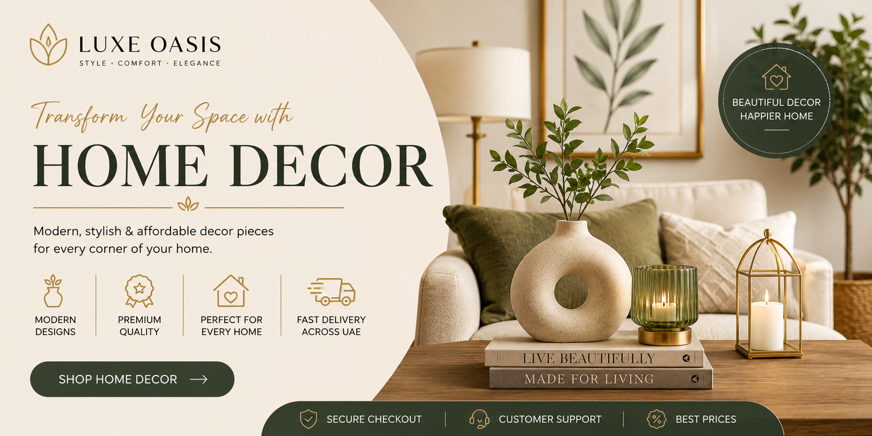 Modern Home Accessories UAE — Free Delivery
