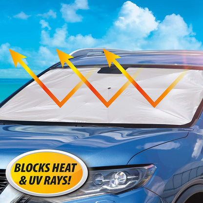 best foldable sunshade to keep car interior cool in UAE summer