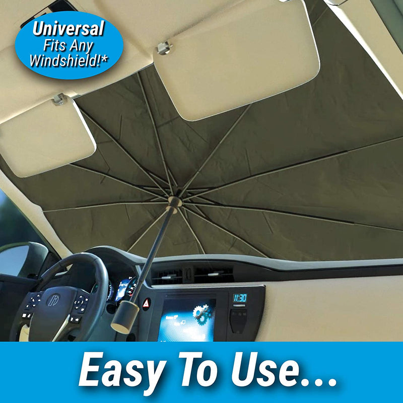 best foldable sunshade to keep car interior cool in UAE summer