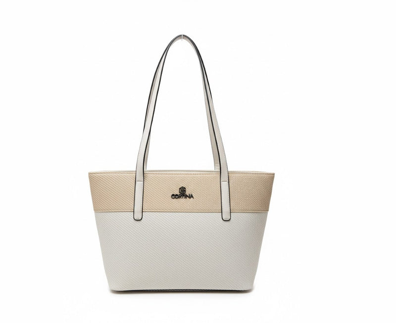 buy Cortina textured tote bag online Dubai