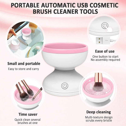 Electric Makeup Brush Cleaner Machine | جهاز تنظيف فرش المكياج الكهربائي