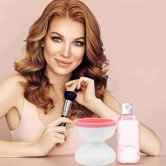 Electric Makeup Brush Cleaner Machine | جهاز تنظيف فرش المكياج الكهربائي