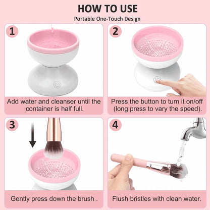 Portable Brush Cleaner for Beauty Tools UAE