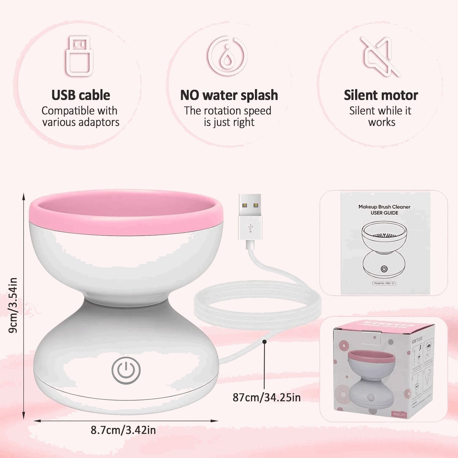 Electric Makeup Brush Cleaner Machine - additional view