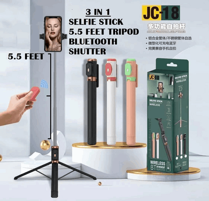 Live Stream Phone Stand with LED Ring Light - Luxe Oasis UAE