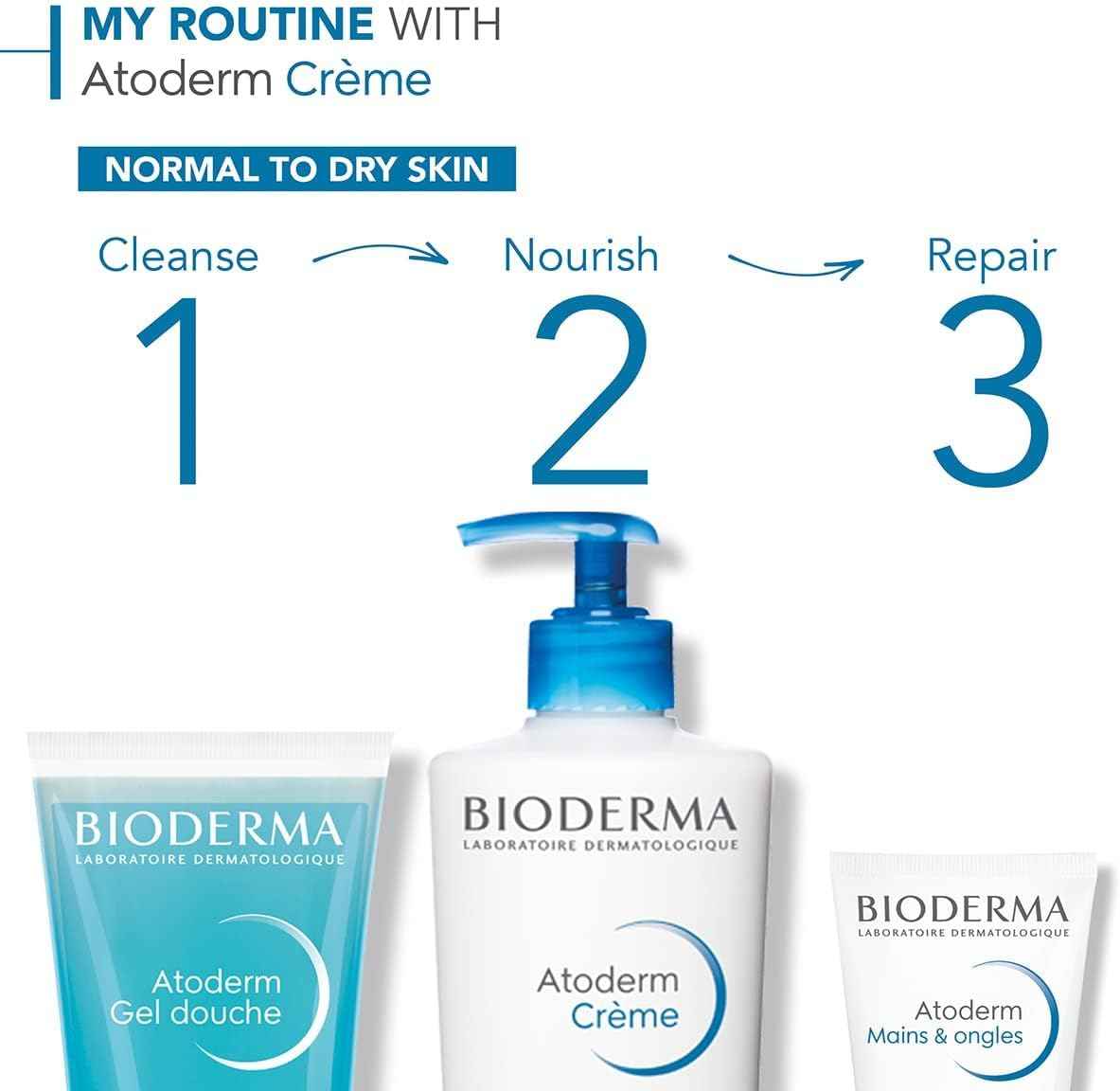 Bioderma Atoderm Nourishing Cream, 500 ml | كريم بيوديرما أتوديرم المغذي، 500 مل