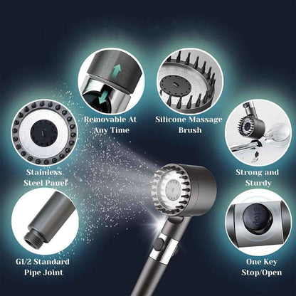 Multifunctional Scalp Massage Shower