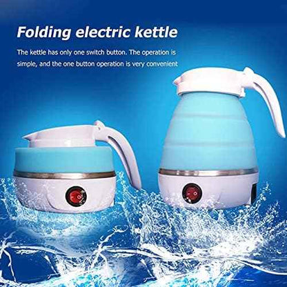 Food Grade Silicone Travel Foldable Electric Kettle Boil