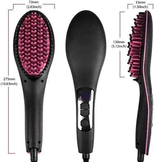 Szentpeter Simply 2 in 1 Hair Curler and Straightener Brush