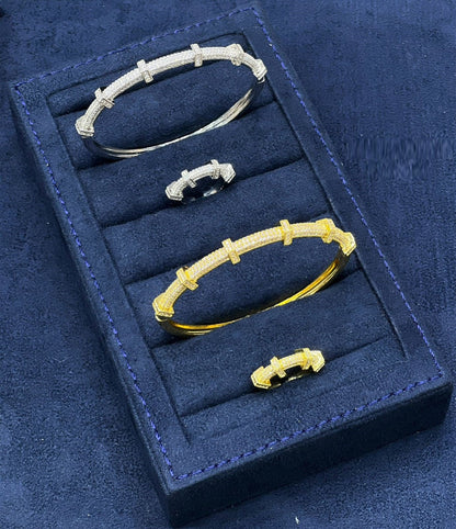 Pastel Teardrop Rainbow Kada Set Dubai | Safety Pin Bangle UAE
