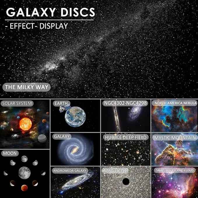 Planetarium Projector Night Light (12-in-1) | جهاز عرض النجوم وضوء ليلي للأطفال (12 في 1)