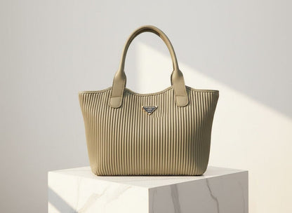buy ribbed texture tote bag online Dubai